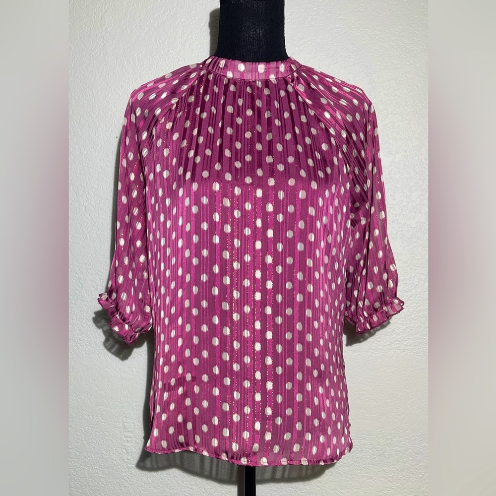 Retrology Polka-doted Blouse